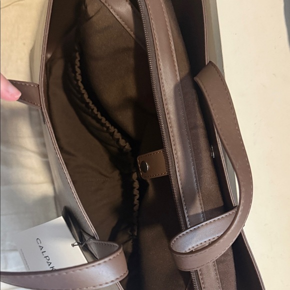 Calpak Dark Brown Laptop/Travel Bag - NWT - Picture 3 of 12